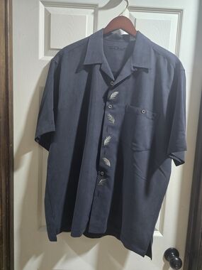 Vintage Tori Richards 50th Anniversary Palm Shirt